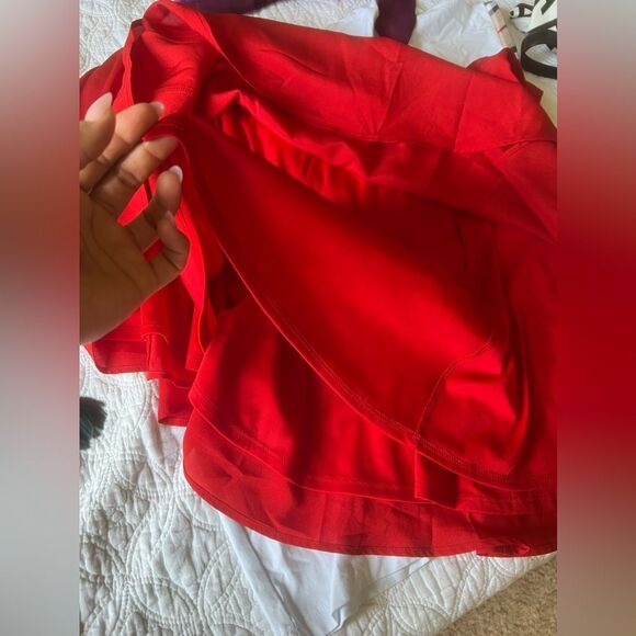 Express Red Fit And Flare Keyhole Sleeveless Women's Dress Size 8 - Picture 7 of 8